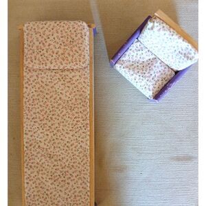 2003 Geoffrey Wooden Dollhouse Furniture Bed Chair Set 1:6 Scale Sturdy